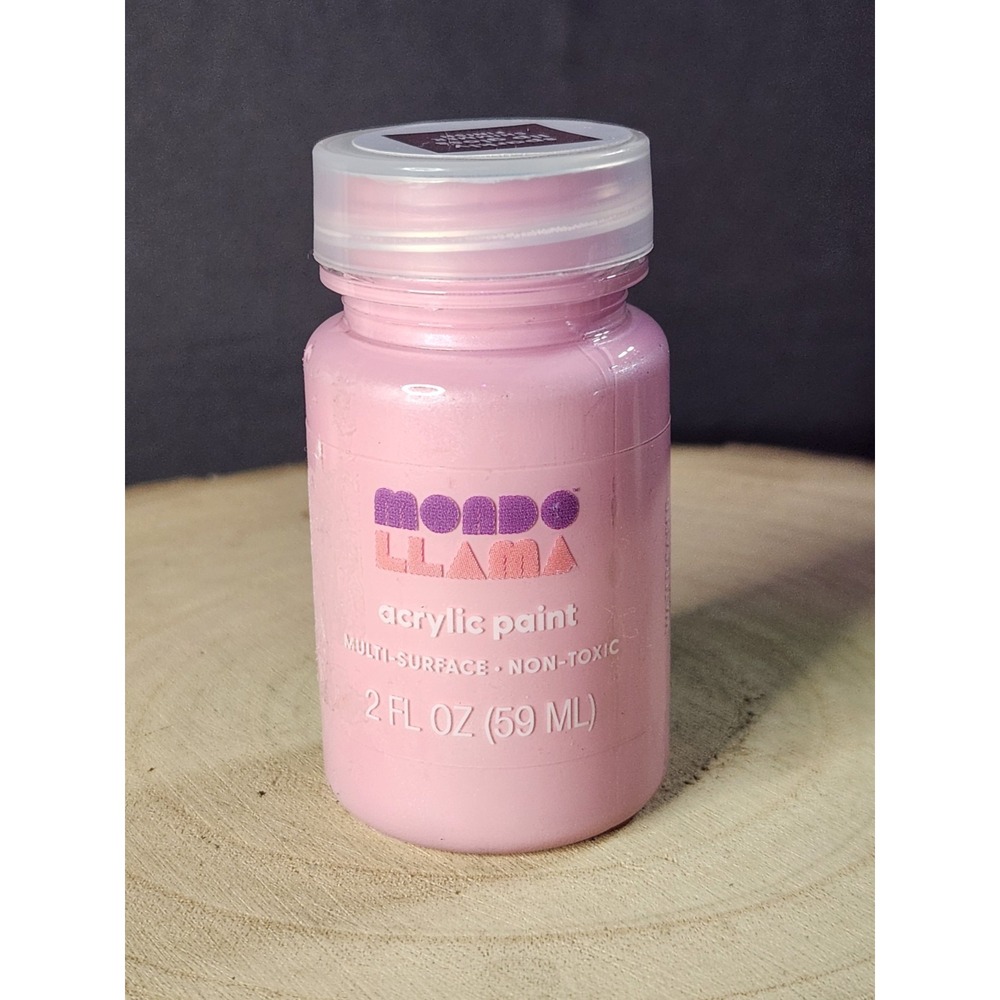MONDO LLAMA ACRYLIC PAINT Sparkly Lip Gloss Shimmer Finish 2oz NEW SEALED